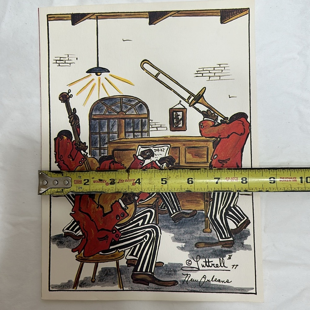 New Orleans Jazz Band lithograph - Picture 6 of 6